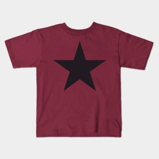 Black Tactical five-pointed star Kids T-Shirt